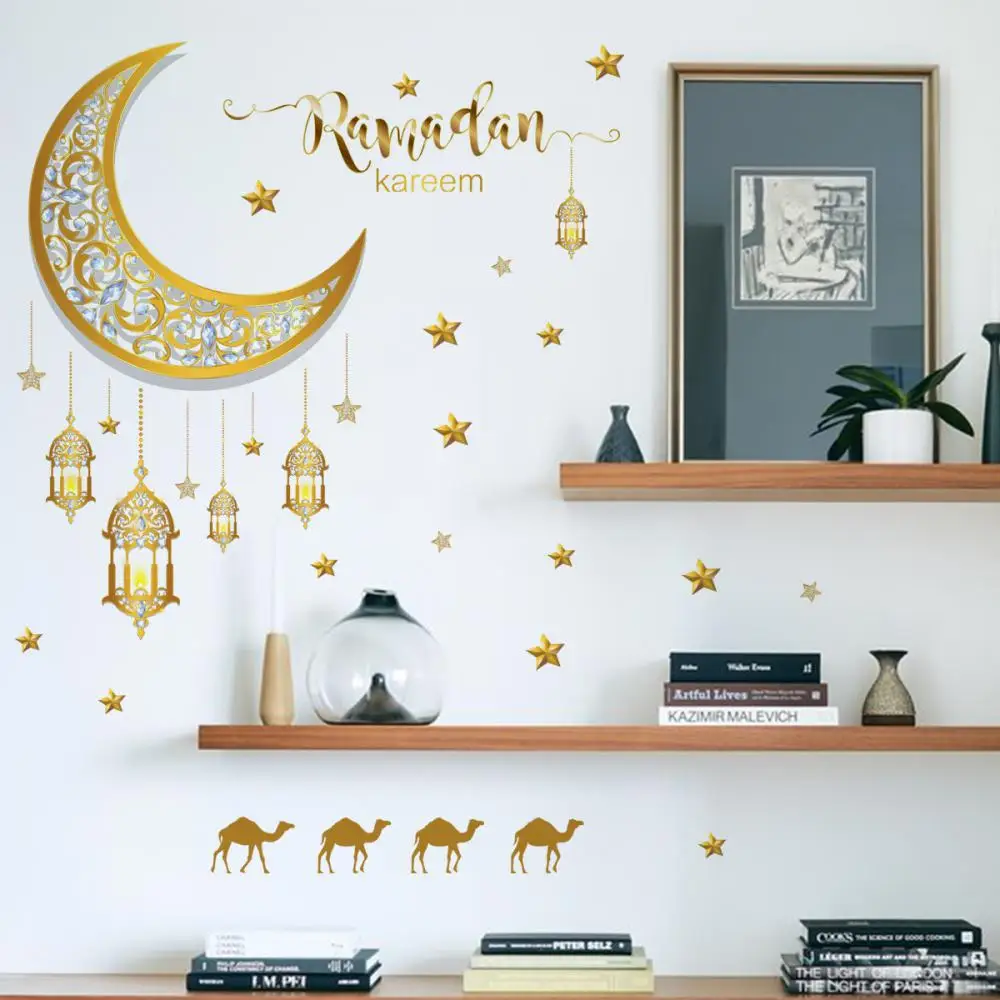 Self-adhesive Background Wall Decoration Decoration Non-toxic Wall Stickers Waterproof Moon Star Lantern Ornaments Eco-friendly
Self-adhesive Background Wall Decoration Decoration Non-toxic Wall Stickers Waterproof Moon Star Lantern Ornaments Eco-friendly