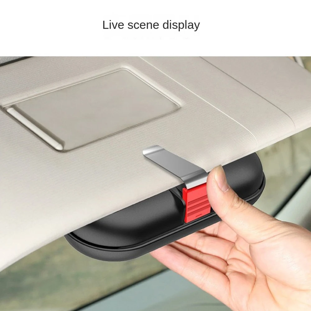 Tight And Firm Car Glasses Box Multinational Sunglasses Holder Convenient Universal Sunshade Storage Card Clip Car Accessories
Tight And Firm Car Glasses Box Multinational Sunglasses Holder Convenient Universal Sunshade Storage Card Clip Car Accessories