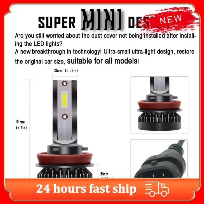 H7 9005 9012 Car LED Headlight Bulbs Motorcycle Headlamp Automobile Accessories55W 6000K Lamps For Honda KIA
H7 9005 9012 Car LED Headlight Bulbs Motorcycle Headlamp Automobile Accessories55W 6000K Lamps For Honda KIA
