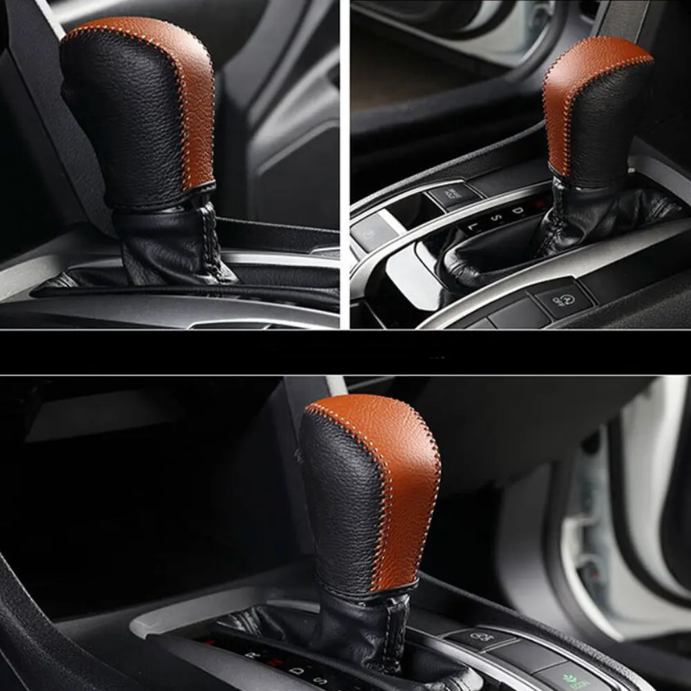 Genuine Leather Gear Shift Knob Head Grip Cover Collars for Honda Civic 2016-2019 Fit 2020 2021 Accord 2014 - 2019
Genuine Leather Gear Shift Knob Head Grip Cover Collars for Honda Civic 2016-2019 Fit 2020 2021 Accord 2014 - 2019