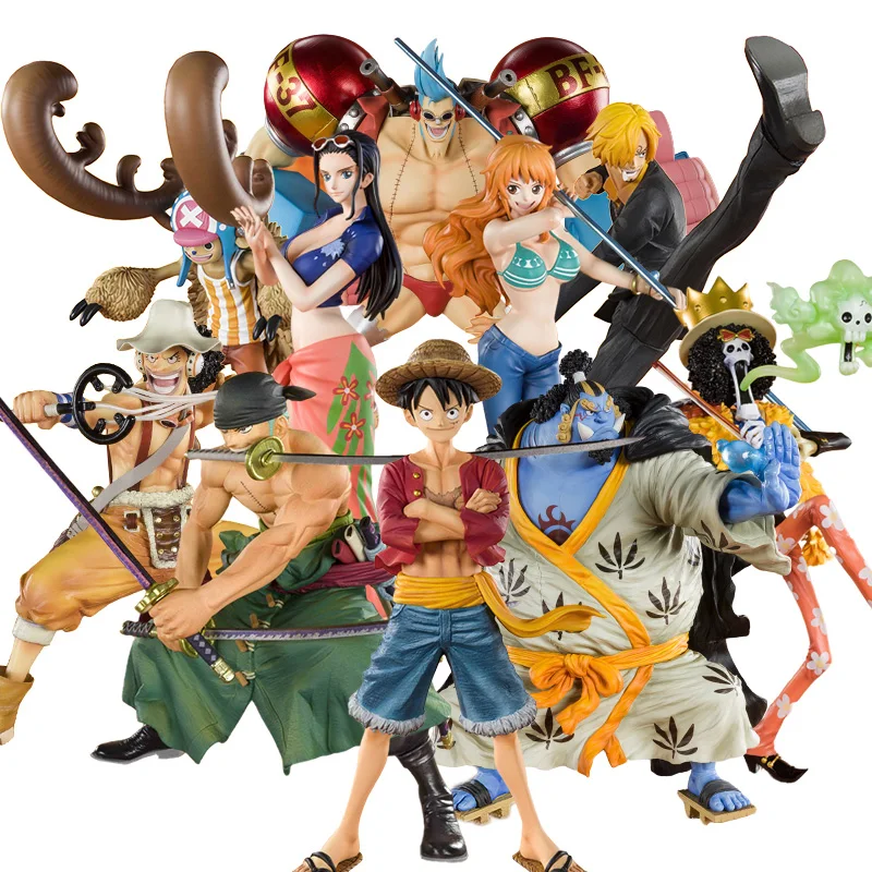 One Piece Anime Figure TV 20th Anniversary Luffy Sanji Zoro Nami Brook Ussop PVC Action Figurine Doll Model Collection Toy Gift
One Piece Anime Figure TV 20th Anniversary Luffy Sanji Zoro Nami Brook Ussop PVC Action Figurine Doll Model Collection Toy Gift