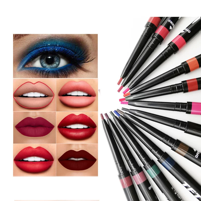 New Product Double-headed Automatic Ultra-fine Eyebrow Pencil Eyeliner Eye Shadow Pen Waterproof Matte Lip Liner Makeup12 Colors
New Product Double-headed Automatic Ultra-fine Eyebrow Pencil Eyeliner Eye Shadow Pen Waterproof Matte Lip Liner Makeup12 Colors