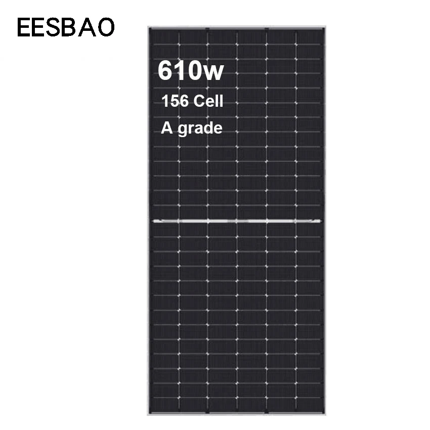Single crystal silicon 600W N-type solar panel 605W 610W 615W 620W 625W double-sided solar system panel photovoltaic module
Single crystal silicon 600W N-type solar panel 605W 610W 615W 620W 625W double-sided solar system panel photovoltaic module