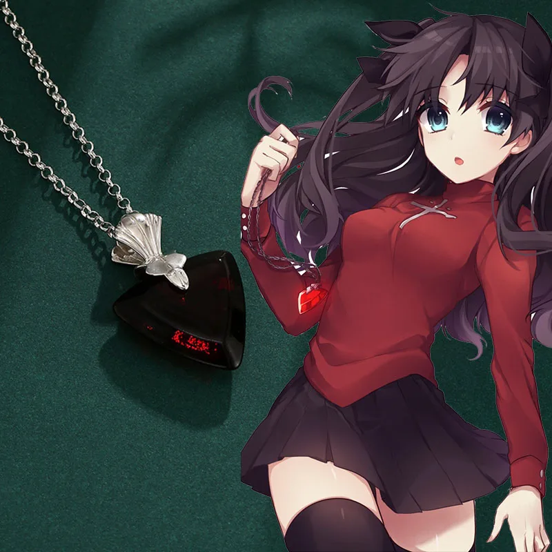 Anime Fate Stay Night Cosplay Tohsaka Rin Necklace 925 Sterling Silver Red Crystal Pendant Jewelry Party Props For Women Gift
Anime Fate Stay Night Cosplay Tohsaka Rin Necklace 925 Sterling Silver Red Crystal Pendant Jewelry Party Props For Women Gift