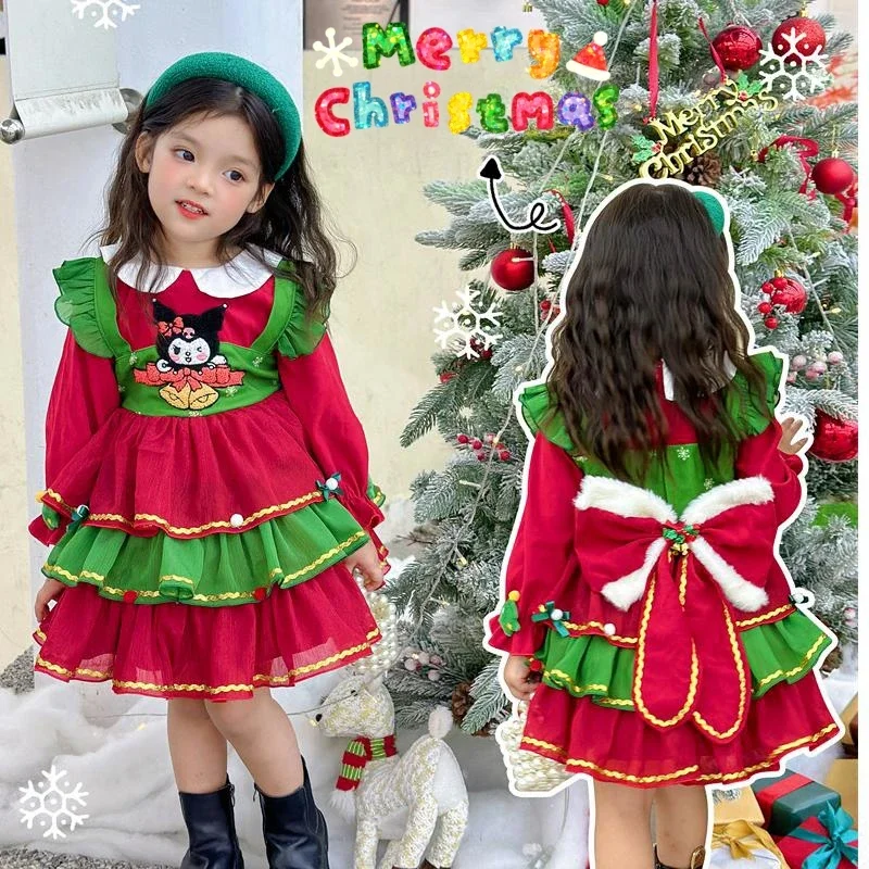 Sanrioed Autumn Winter New Kuromi Kawaii Cake Folding Music Sweet Cartoon Anime Lolita Christmas Atmosphere Princess Dress Gift
Sanrioed Autumn Winter New Kuromi Kawaii Cake Folding Music Sweet Cartoon Anime Lolita Christmas Atmosphere Princess Dress Gift