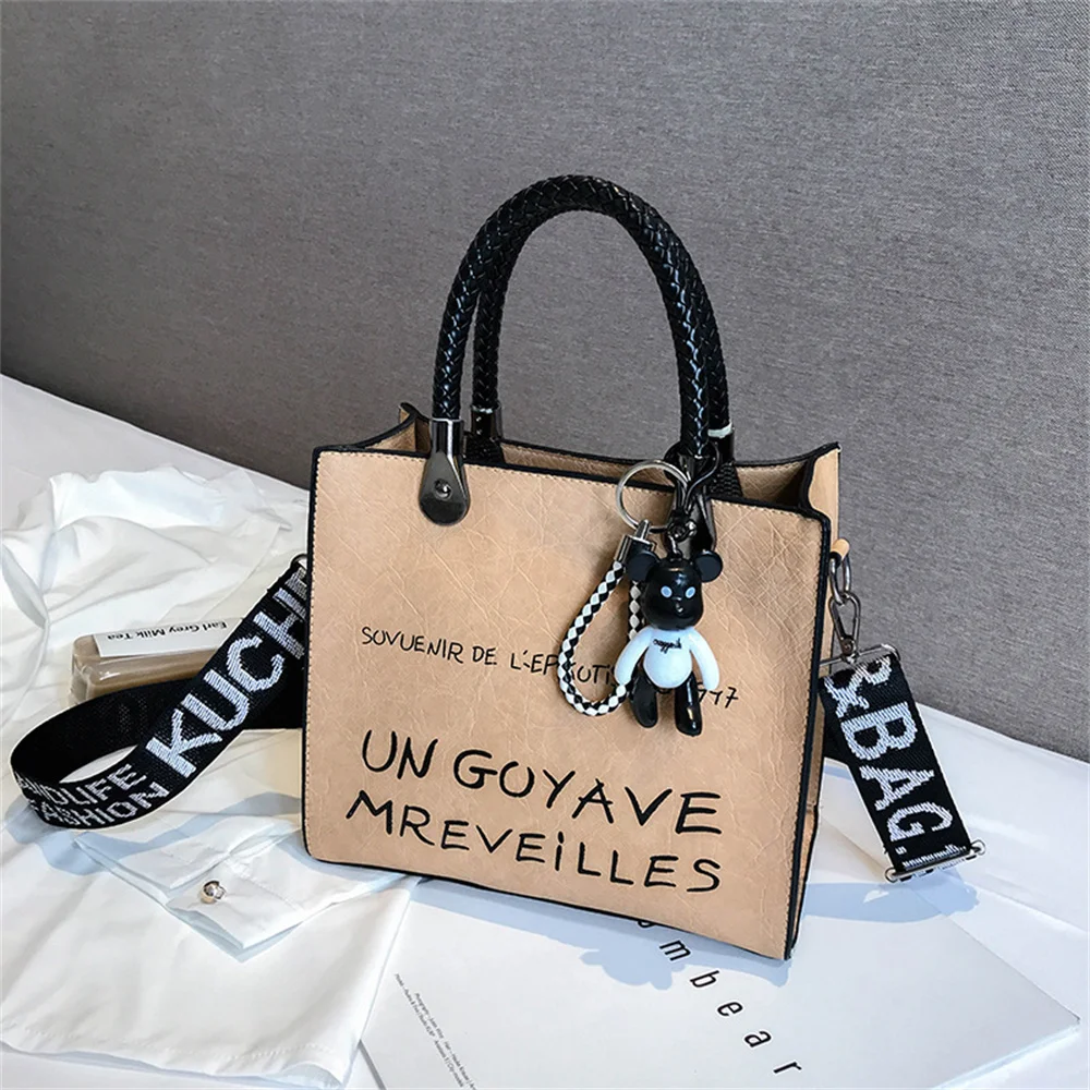 Street trend punk Bucket Bag New Korean handbag wide shoulder strap letter One Shoulder Messenger Tote Bag women's gift
Street trend punk Bucket Bag New Korean handbag wide shoulder strap letter One Shoulder Messenger Tote Bag women's gift