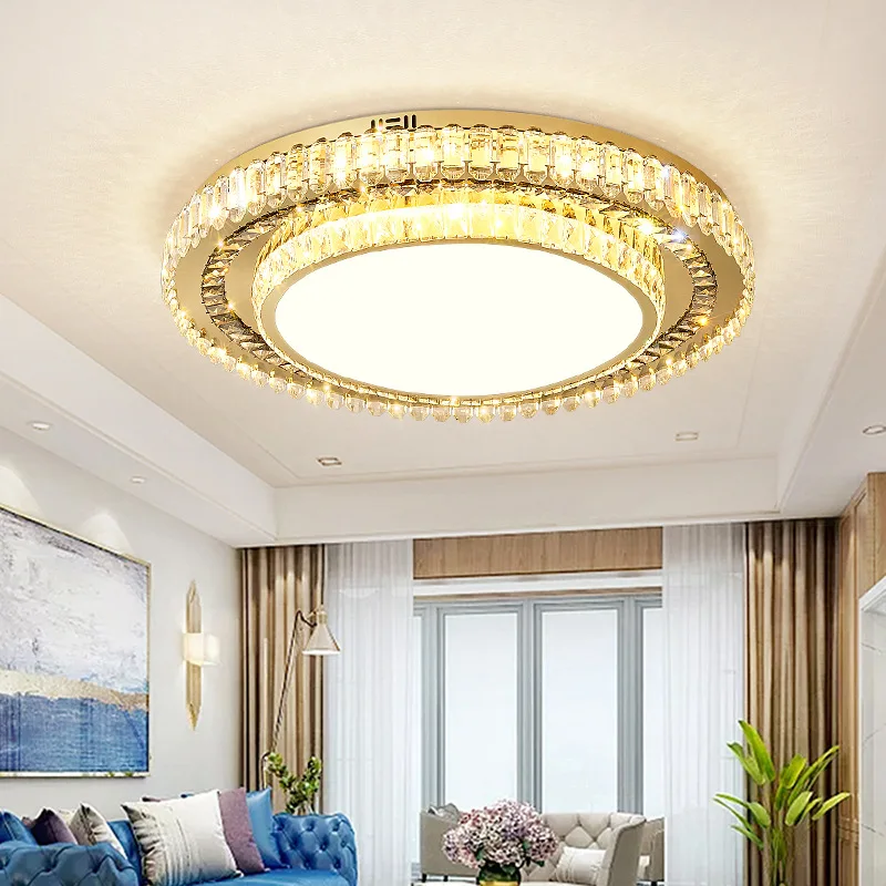 Lustre Light Fixture Lamparas De Techo Modern Ceiling Lamps Crystal Glass Round Gold LED Ceiling Light Luxury Home Decor Bedroom
Lustre Light Fixture Lamparas De Techo Modern Ceiling Lamps Crystal Glass Round Gold LED Ceiling Light Luxury Home Decor Bedroom