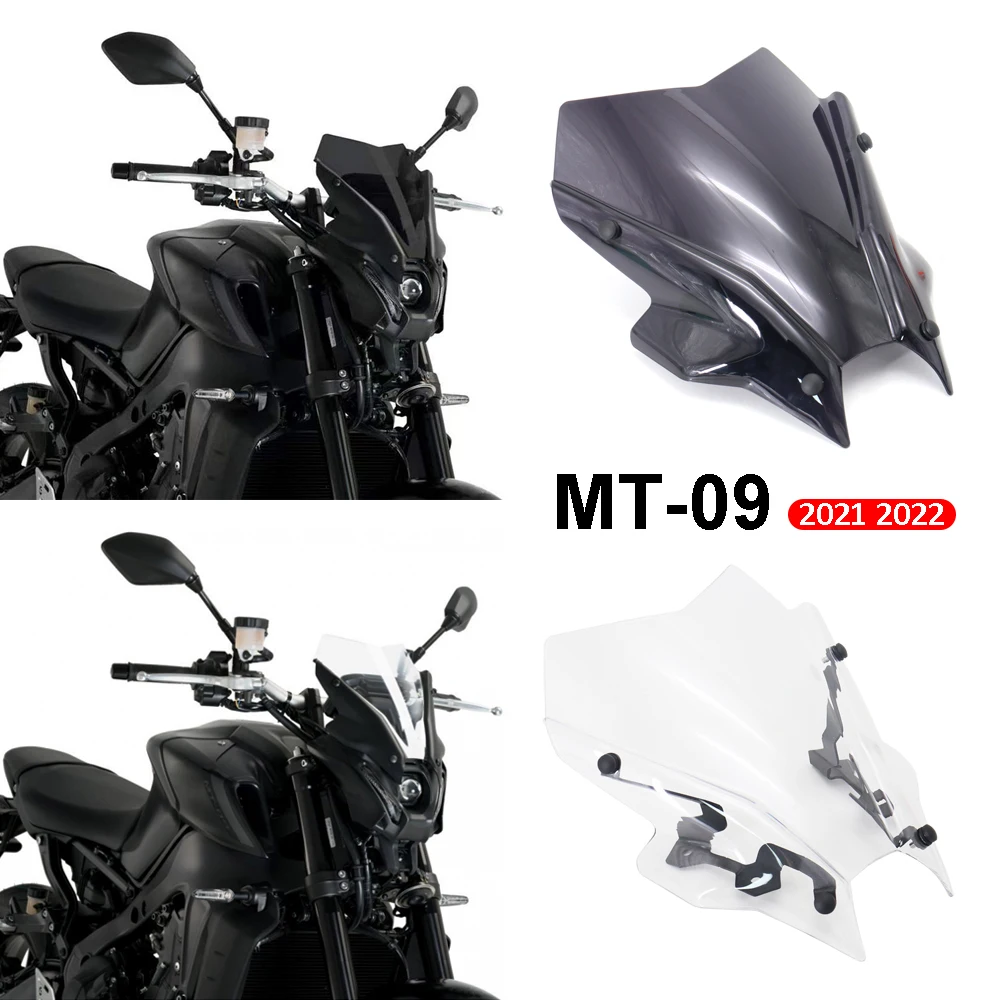 Motorcycle accessories for Yamaha MT-09 MT09 FZ09 FZ-09 2021 2022 windshield Touring sports sun visor wind deflector windshield
Motorcycle accessories for Yamaha MT-09 MT09 FZ09 FZ-09 2021 2022 windshield Touring sports sun visor wind deflector windshield