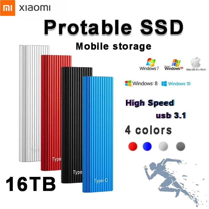 100% New High Speed SSD External Hard Drive SSD 16TB 12TB TYPE-C Mobile External Computer Solid State Drives for Laptops Desktop
100% New High Speed SSD External Hard Drive SSD 16TB 12TB TYPE-C Mobile External Computer Solid State Drives for Laptops Desktop