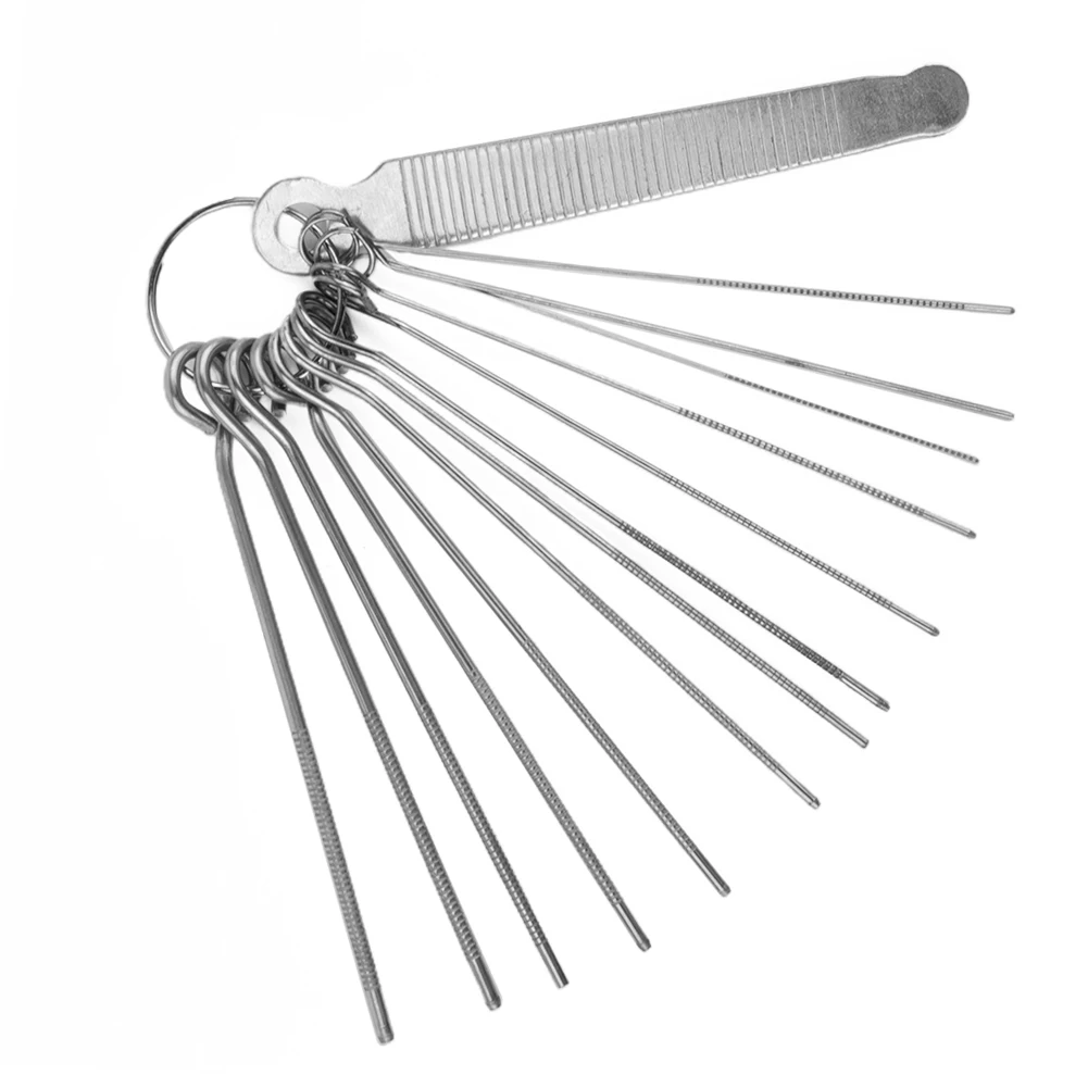 14 Pcs 13 Sizes Guitar Nut Slotting File Saw Rods Slot Filing Repair DIY Tools Replacement Electric Guitar Neck 14"-061"
14 Pcs 13 Sizes Guitar Nut Slotting File Saw Rods Slot Filing Repair DIY Tools Replacement Electric Guitar Neck 14"-061"