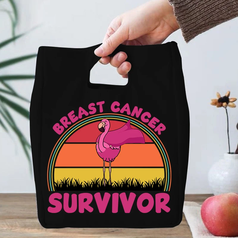Breast Cancer Survivor Cartoon New Breast-Cancer Print Lunch Bags Canvas Lunch Box Picnic Tote Food Storage Bag for Office Lady
Breast Cancer Survivor Cartoon New Breast-Cancer Print Lunch Bags Canvas Lunch Box Picnic Tote Food Storage Bag for Office Lady