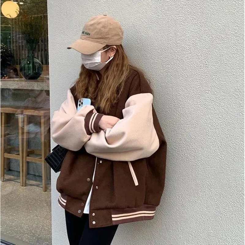 3Xl Oversized Vintage Baseball Jacket Women Autumn Korean Loose Streetwear Patchwork Jacket Harajuku Preppy Punk Casual Coat
3Xl Oversized Vintage Baseball Jacket Women Autumn Korean Loose Streetwear Patchwork Jacket Harajuku Preppy Punk Casual Coat