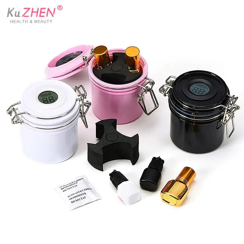 Temperature Humidity Eyelash Extension Glue Storage Tank Individual Eye Lash Adhesive Seale Containers Eyelash Extension Supplie
Temperature Humidity Eyelash Extension Glue Storage Tank Individual Eye Lash Adhesive Seale Containers Eyelash Extension Supplie