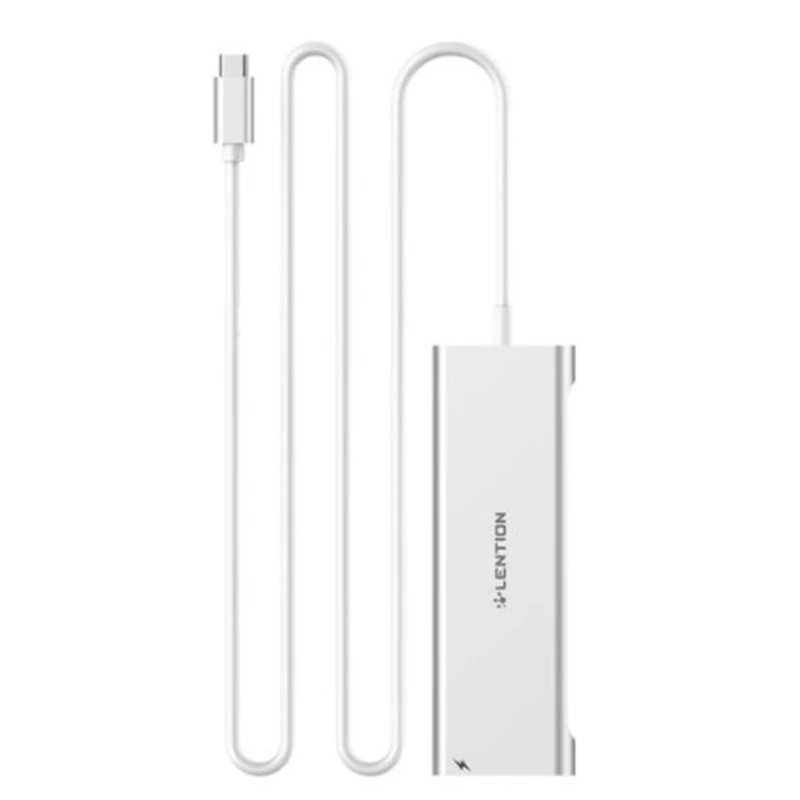 USB-концентратор LENTION с длинным кабелем с 4K, 2 USB-портами 3,0, аудио 3,5 мм, зарядный адаптер типа C для кардридера Pro
USB-концентратор LENTION с длинным кабелем с 4K, 2 USB-портами 3,0, аудио 3,5 мм, зарядный адаптер типа C для кардридера Pro