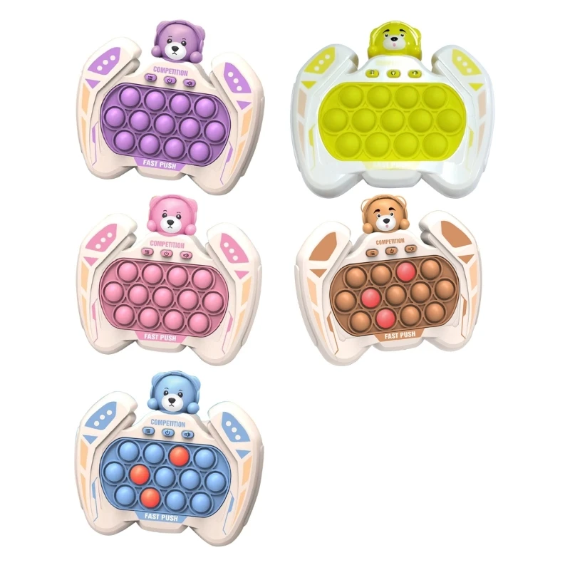Q0KB Electronic Handheld Console Puzzle Game Press Bubble Toy Decompression Push Bubble Game Toy Autistic Child Anxiety Gift
Q0KB Electronic Handheld Console Puzzle Game Press Bubble Toy Decompression Push Bubble Game Toy Autistic Child Anxiety Gift