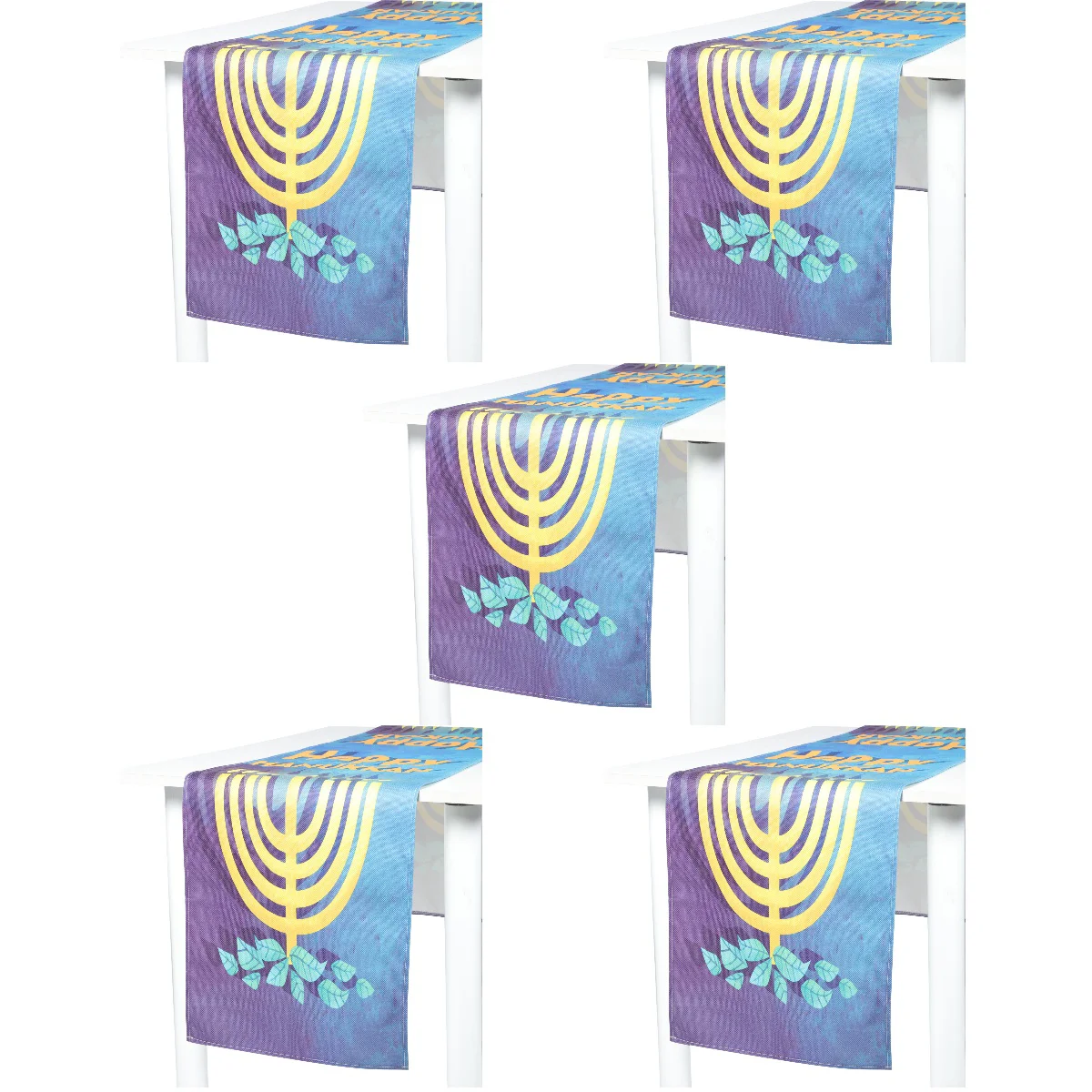 5pcs Creative Table Runner Decorative Table Decor Holiday Tablecloth Hanukkah Table Cover
5pcs Creative Table Runner Decorative Table Decor Holiday Tablecloth Hanukkah Table Cover