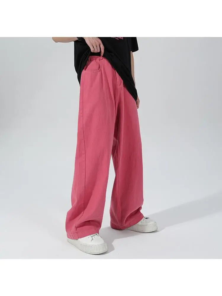 solid color jeans men casual autumn loose wide-leg pants full length straight
solid color jeans men casual autumn loose wide-leg pants full length straight