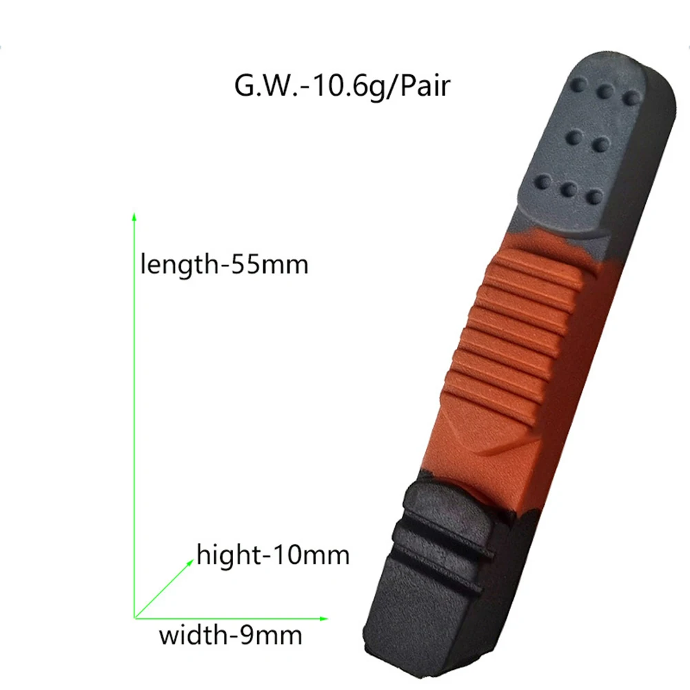 Cycling Brake Blocks Practical Rubber Spare Sporting Triple Contour 1Pair Accessories Bicycle C Brake Components
Cycling Brake Blocks Practical Rubber Spare Sporting Triple Contour 1Pair Accessories Bicycle C Brake Components