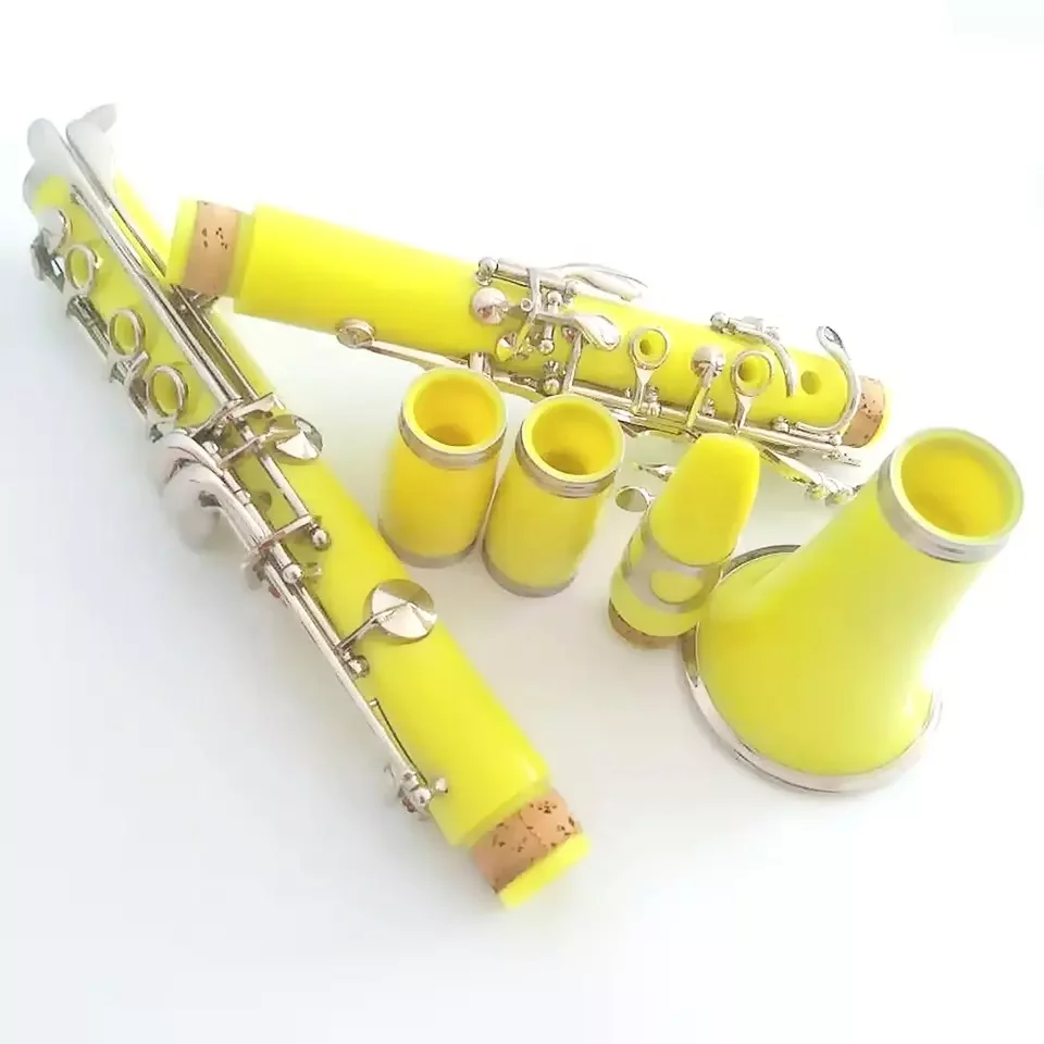 wholesale ABS color clarinet Nickel Plated Bb17 keys Best sell
wholesale ABS color clarinet Nickel Plated Bb17 keys Best sell