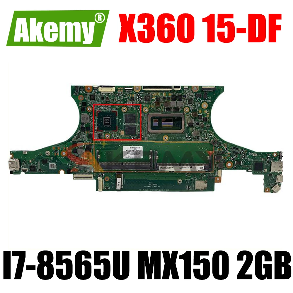 L38128-601 DA0X38MBAG0 For HP Spectre X360 15-DF Laptop Motherboard I7-8565U CPU DDR4 MX150 2GB
L38128-601 DA0X38MBAG0 For HP Spectre X360 15-DF Laptop Motherboard I7-8565U CPU DDR4 MX150 2GB