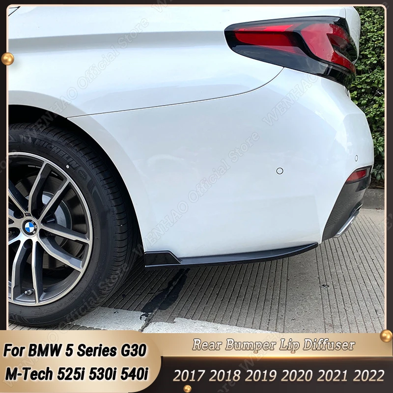 2Pcs Car Rear Bumper Lip Diffuser Splitter Spoiler Scratch Protector For BMW 5 Series G30 M-Tech 525i 530i 540i 2017-2022+ Black
2Pcs Car Rear Bumper Lip Diffuser Splitter Spoiler Scratch Protector For BMW 5 Series G30 M-Tech 525i 530i 540i 2017-2022+ Black