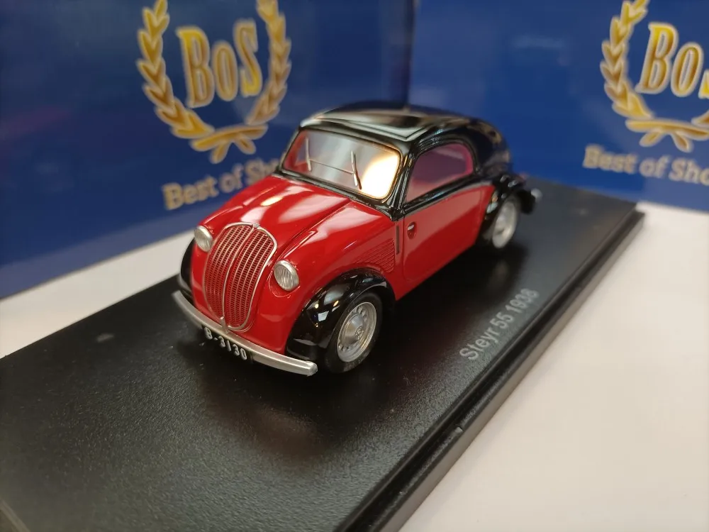 Модель старинной машины Bos 1:43 Steyr 55 1938 Ограниченная серия, металлическая статическая модель автомобиля из смолы, игрушка в подарок
Модель старинной машины Bos 1:43 Steyr 55 1938 Ограниченная серия, металлическая статическая модель автомобиля из смолы, игрушка в подарок