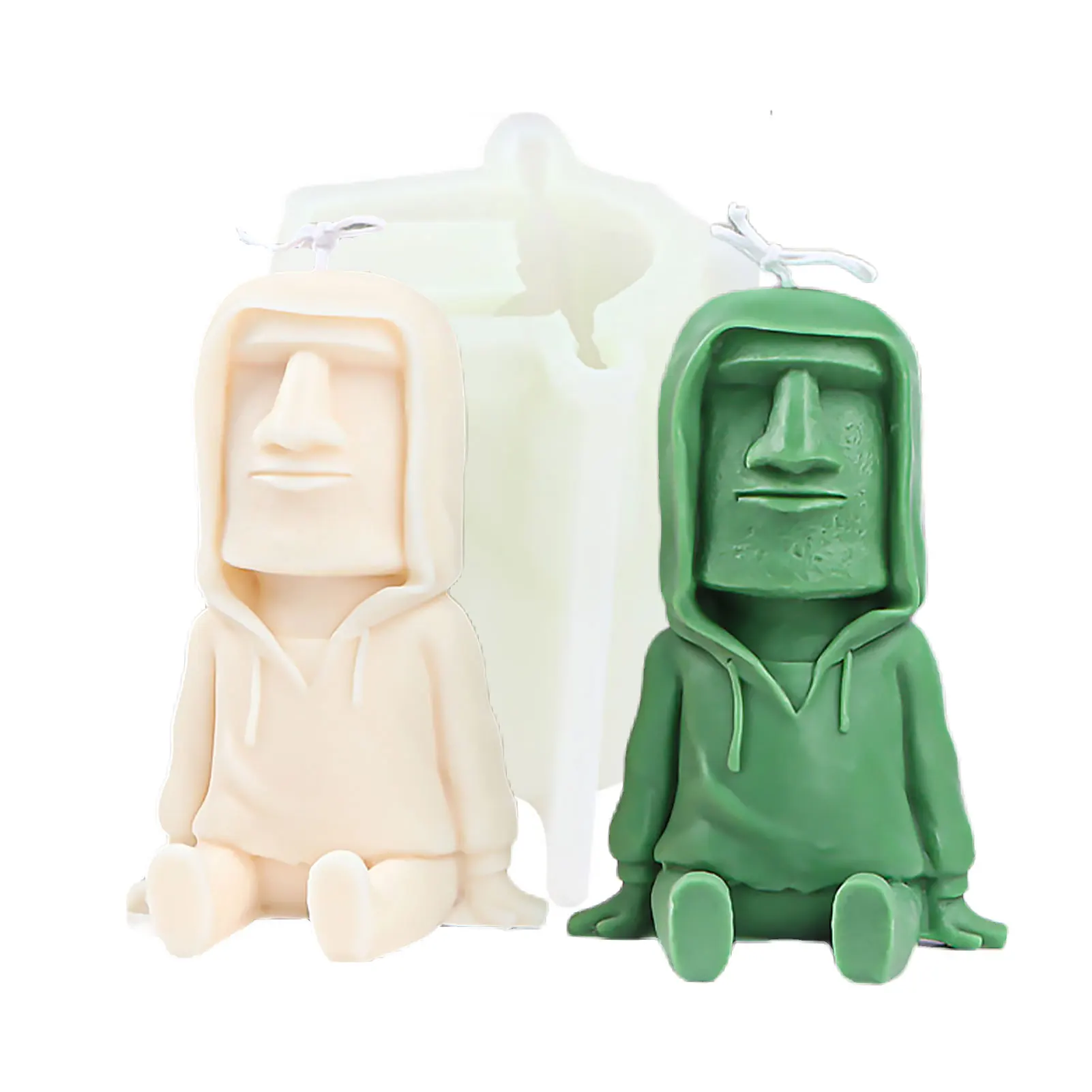 New 3D Easter Silicone Candle Soap Mold DIY Moai Figure Mold Handmade Soap Moulds Aroma Craft
New 3D Easter Silicone Candle Soap Mold DIY Moai Figure Mold Handmade Soap Moulds Aroma Craft