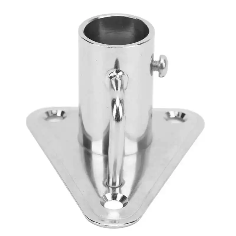 Flag Post Stanchion Socket 90 Degree 316 Stainless Steel Durable 1 inch Aperture Easy Installation Flagpole Bracket with
Flag Post Stanchion Socket 90 Degree 316 Stainless Steel Durable 1 inch Aperture Easy Installation Flagpole Bracket with