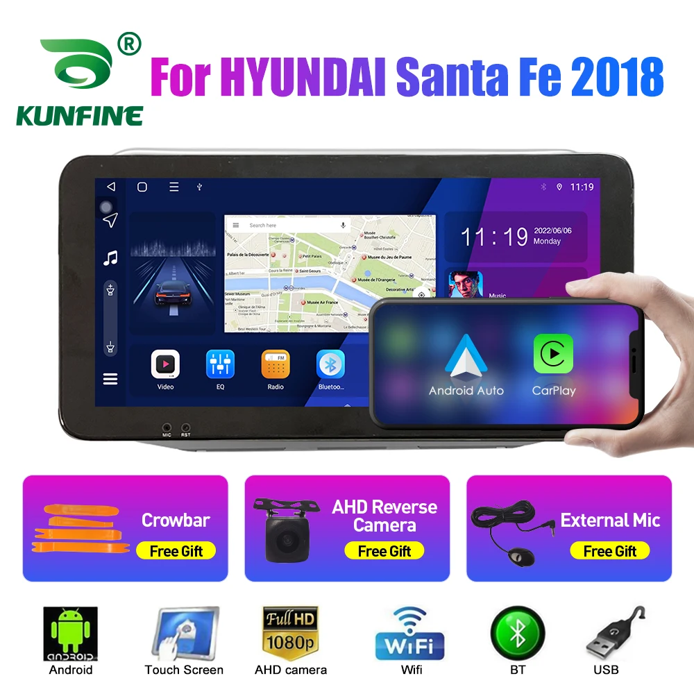 Автомобильный радиоприемник 10,33 дюймов для HYUNDAI Santa Fe 2018 2Din Android Восьмиядерный автомобильный стерео DVD GPS навигатор плеер QLED экран Carplay
Автомобильный радиоприемник 10,33 дюймов для HYUNDAI Santa Fe 2018 2Din Android Восьмиядерный автомобильный стерео DVD GPS навигатор плеер QLED экран Carplay