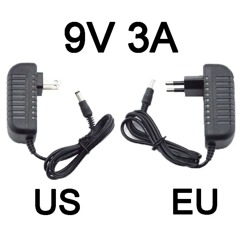 9V 3A 3000ma AC 110V 220V to DC 9V 3A Adapter Power Supply Converter charger switchLed Transformer Charging 9volt Universal
9V 3A 3000ma AC 110V 220V to DC 9V 3A Adapter Power Supply Converter charger switchLed Transformer Charging 9volt Universal