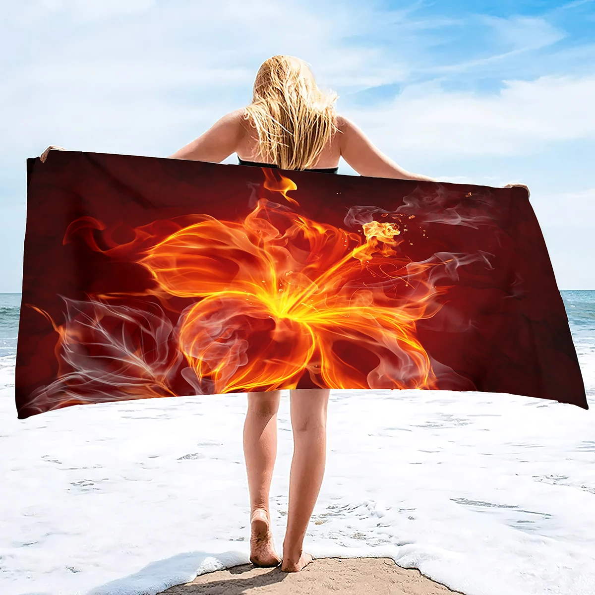 Fire Flames Super Soft Beach Quick-Drying Bath Towel Unisex Large Absorbent Towel Blanket for Outdoor Travel Camping Yoga
Fire Flames Super Soft Beach Quick-Drying Bath Towel Unisex Large Absorbent Towel Blanket for Outdoor Travel Camping Yoga