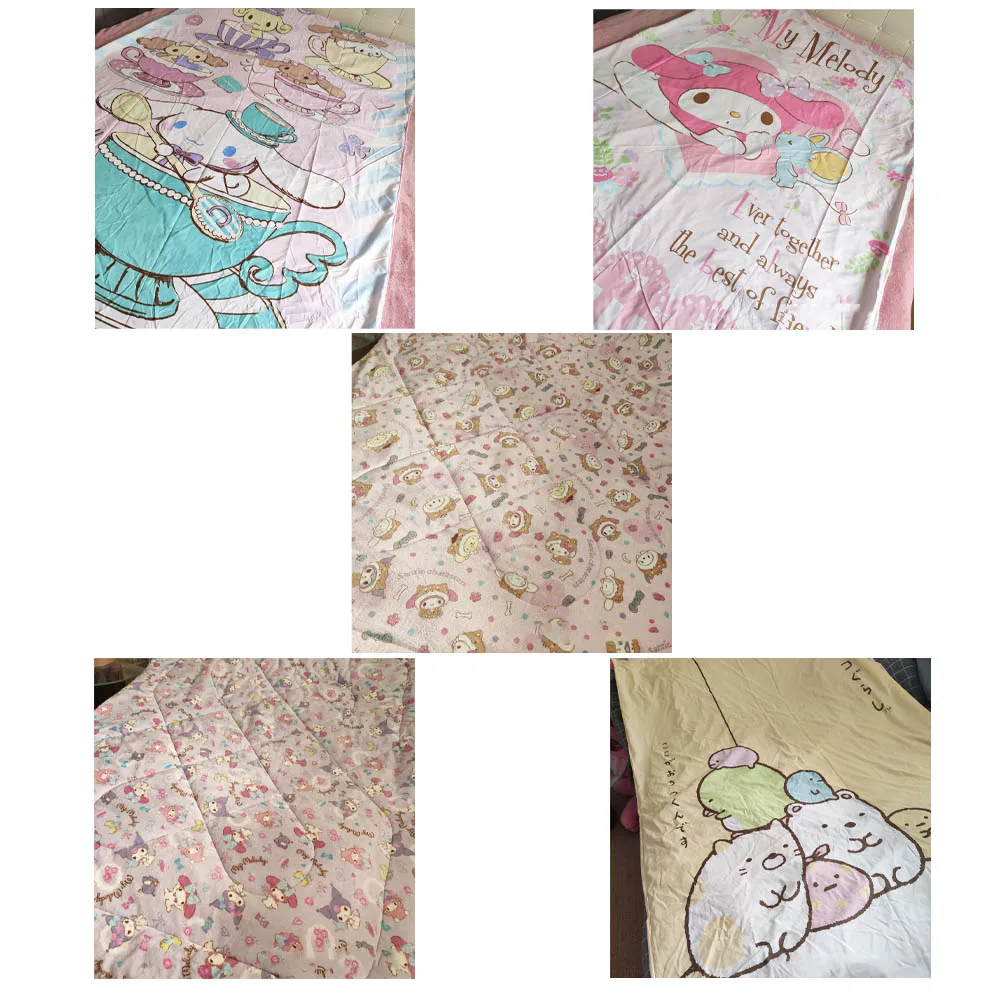 Kawaii Sanrios Hellokittys Cinnamoroll My Melody Kuromi Cute Cartoon Anime Quick-Drying Cartoon Print Quilt Cover Single Quilt
Kawaii Sanrios Hellokittys Cinnamoroll My Melody Kuromi Cute Cartoon Anime Quick-Drying Cartoon Print Quilt Cover Single Quilt