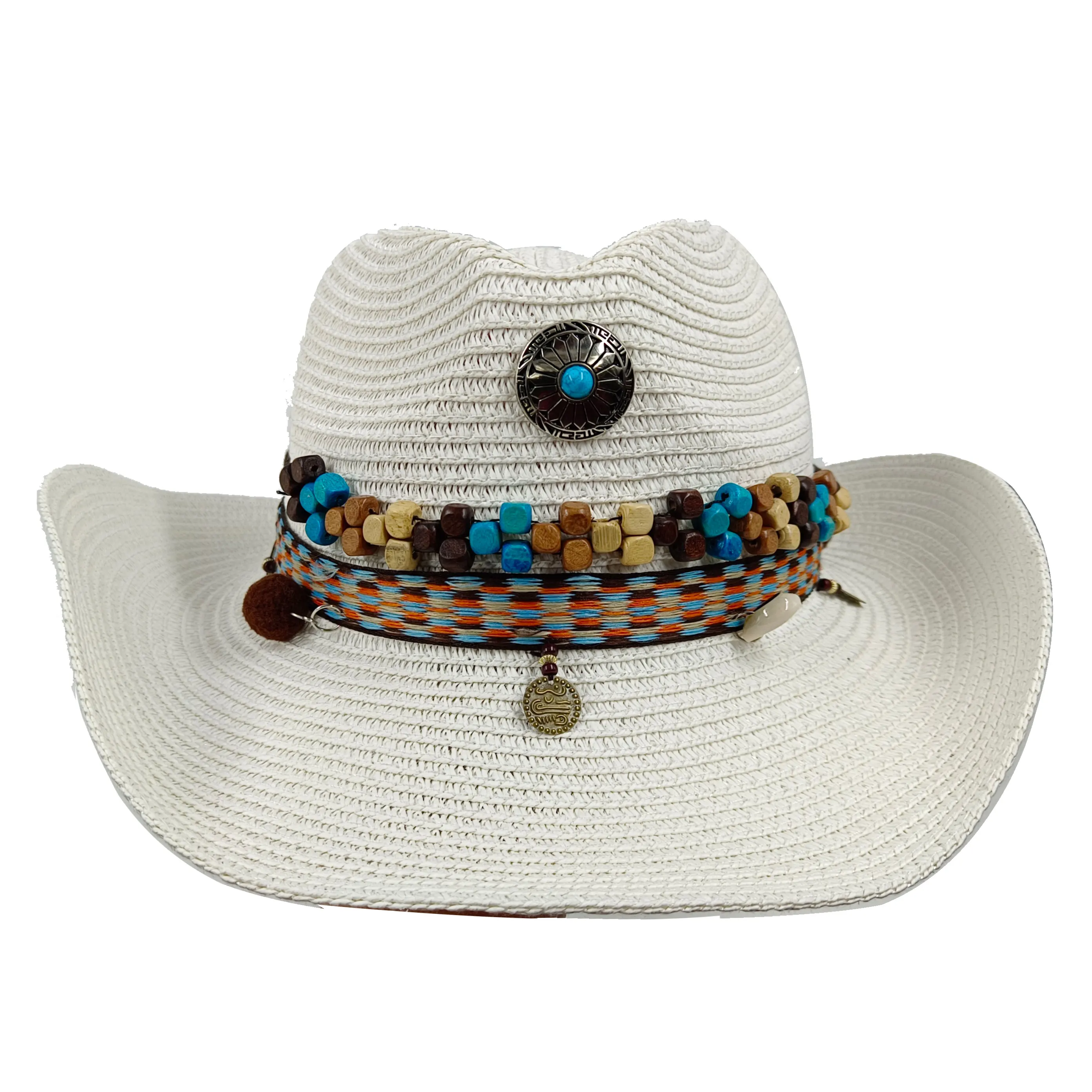 Khaki Cowboy Hat Sun flower Accessory Cowboy Straw Hat for Men and Women Outdoor Travel Beach Hat Unisex Western Cowboy Hat
Khaki Cowboy Hat Sun flower Accessory Cowboy Straw Hat for Men and Women Outdoor Travel Beach Hat Unisex Western Cowboy Hat