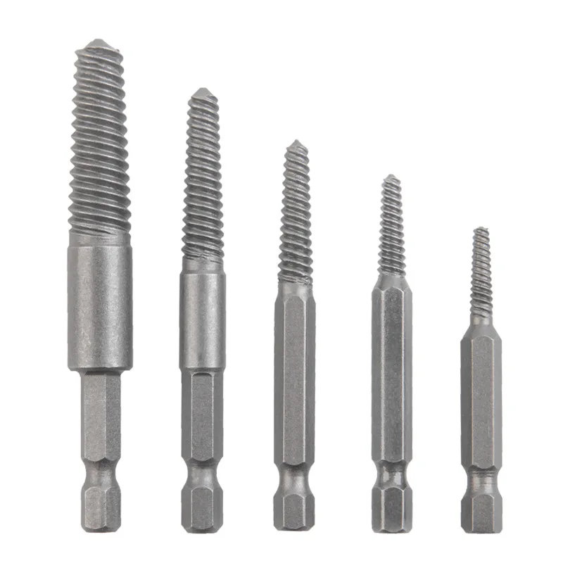 5-piece Set of Broken Wire Extractor Screw Extractor Tool with Hexagonal Handle, Broken Screw and Broken Wire Artifact
5-piece Set of Broken Wire Extractor Screw Extractor Tool with Hexagonal Handle, Broken Screw and Broken Wire Artifact