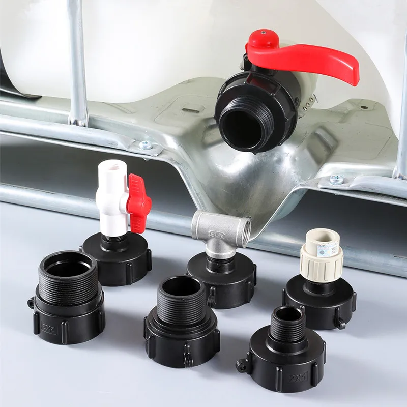 IBC Tank Adapter 60mm To 1/2'' 3/4'' 1'' 2'' Fine Thread Water Pipe Connector High Quality BSP Male Reducing Fittings 1Pcs
IBC Tank Adapter 60mm To 1/2'' 3/4'' 1'' 2'' Fine Thread Water Pipe Connector High Quality BSP Male Reducing Fittings 1Pcs