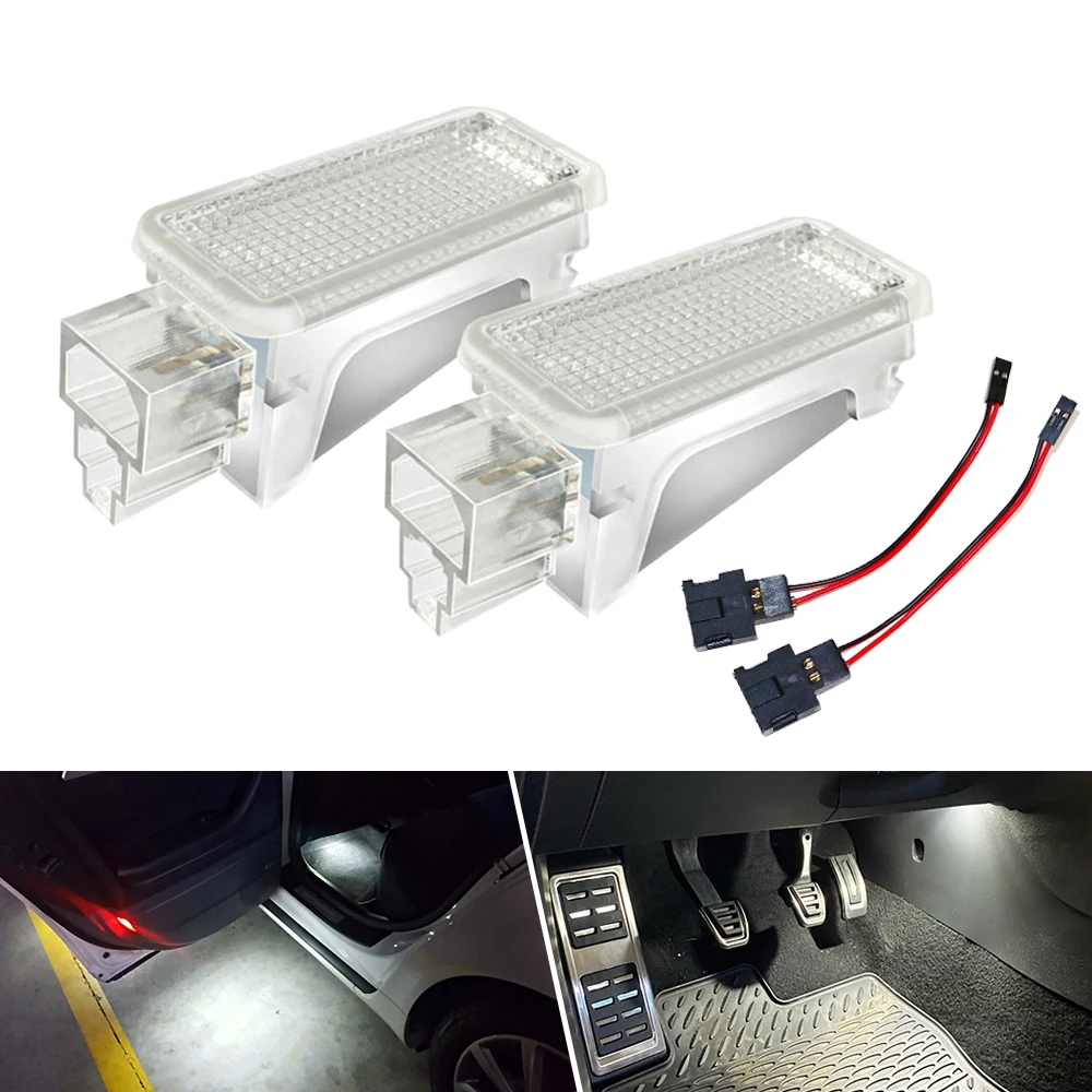 2Pcs LED Car Interior lamp footwell light Seat light for Audi A2 A3 S3 A4 B5 B6 B7 B8 RS4 A5 S5 A6 S6 C5 C6 A7 A8 Q5 Q7 TT TTS
2Pcs LED Car Interior lamp footwell light Seat light for Audi A2 A3 S3 A4 B5 B6 B7 B8 RS4 A5 S5 A6 S6 C5 C6 A7 A8 Q5 Q7 TT TTS