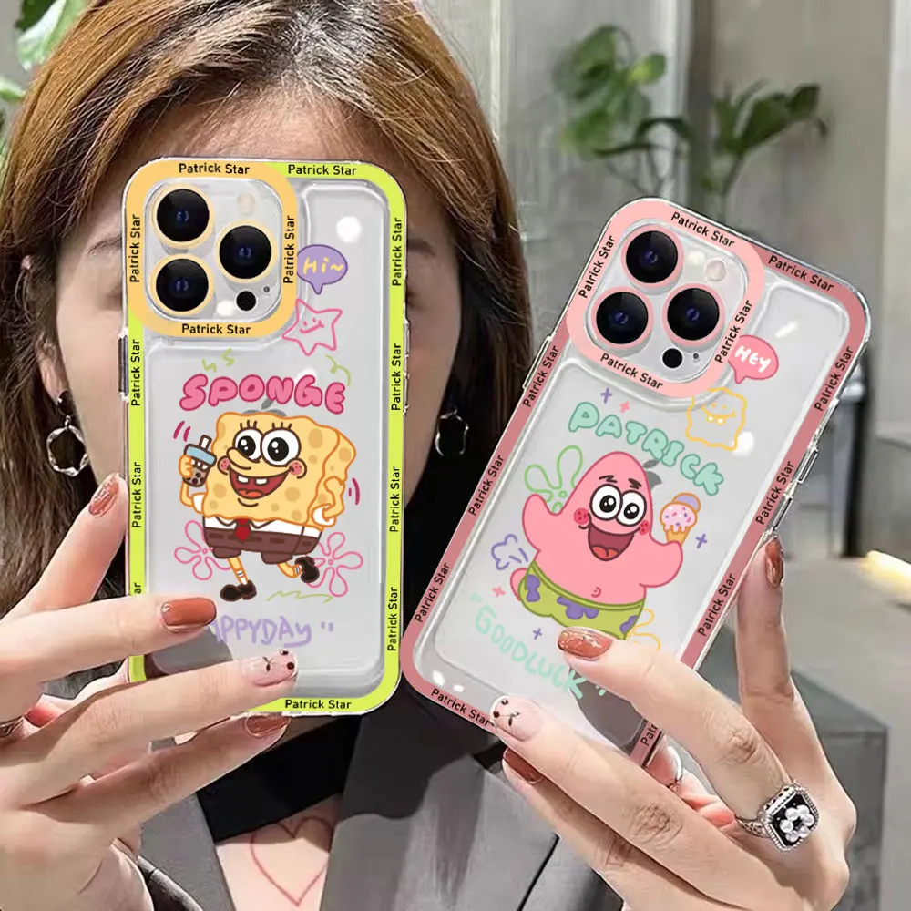 Cartoon SpongeBobs Patricks Stars Phone Case For Xiaomi Redmi Note 12C 11 10 Pro Plus 10C 9A 9C 9T K30 K40 K50 4G 5G Transparent
Cartoon SpongeBobs Patricks Stars Phone Case For Xiaomi Redmi Note 12C 11 10 Pro Plus 10C 9A 9C 9T K30 K40 K50 4G 5G Transparent