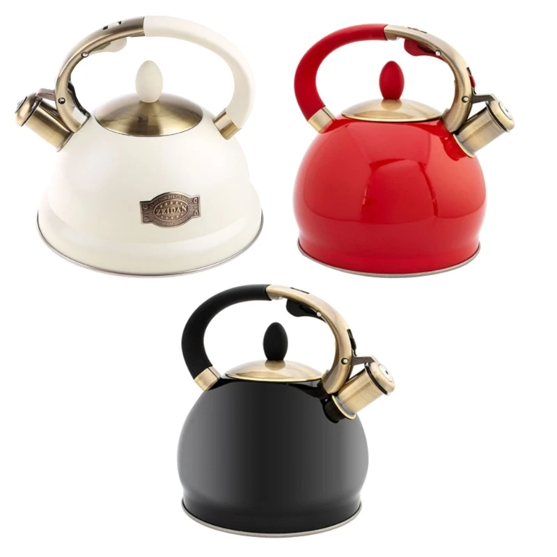 Durable Whistling-Tea Kettle Cool-Toch Handle Gift for Home Kitchen Easy Use G2AB
Durable Whistling-Tea Kettle Cool-Toch Handle Gift for Home Kitchen Easy Use G2AB