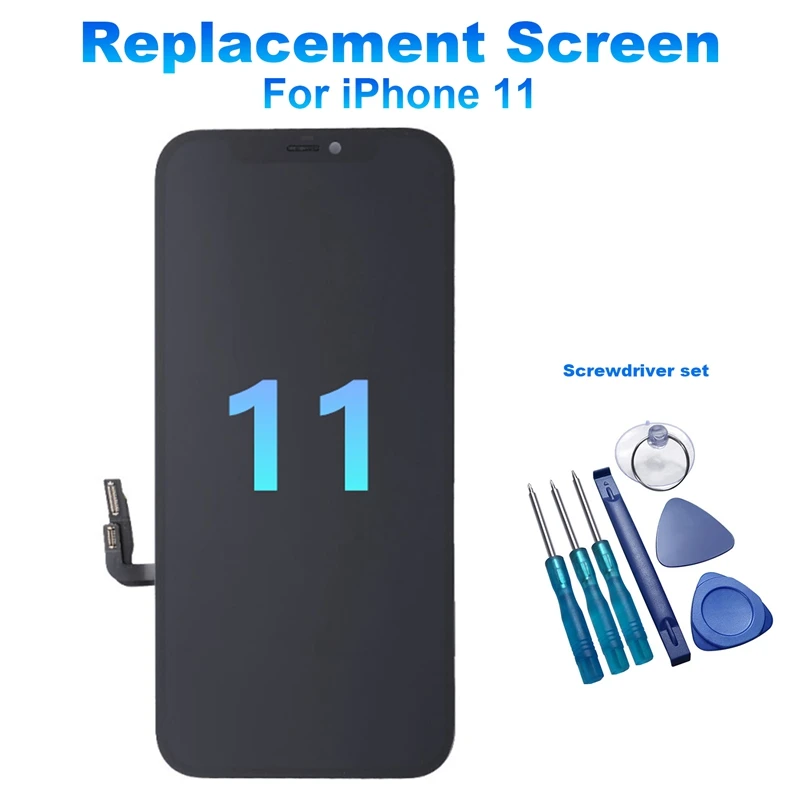 NEW-Incell LCD Screen For Iphone 11+Screwdriver Set LCD Display Replacement Digitizer Assembly No Dead Pixel Screen
NEW-Incell LCD Screen For Iphone 11+Screwdriver Set LCD Display Replacement Digitizer Assembly No Dead Pixel Screen
