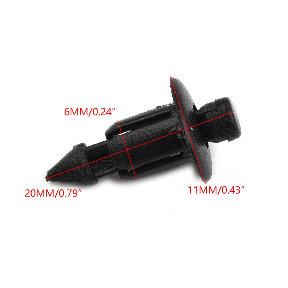 50pcs Black Plastic Rivets Clips To Fit 6mm Hole For Honda For Suzuki For Kawasaki For Use In A 6mm Hole Auto Fastener & Clip
50pcs Black Plastic Rivets Clips To Fit 6mm Hole For Honda For Suzuki For Kawasaki For Use In A 6mm Hole Auto Fastener & Clip