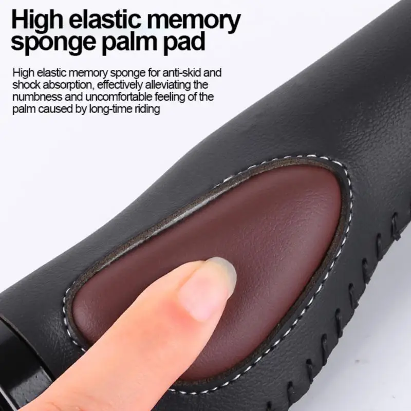 Pu Leather Scooter Handle Light Currency Handlebar High Elasticity Shock Absorption Of Bicycle Handle Hand Sewing Handle
Pu Leather Scooter Handle Light Currency Handlebar High Elasticity Shock Absorption Of Bicycle Handle Hand Sewing Handle