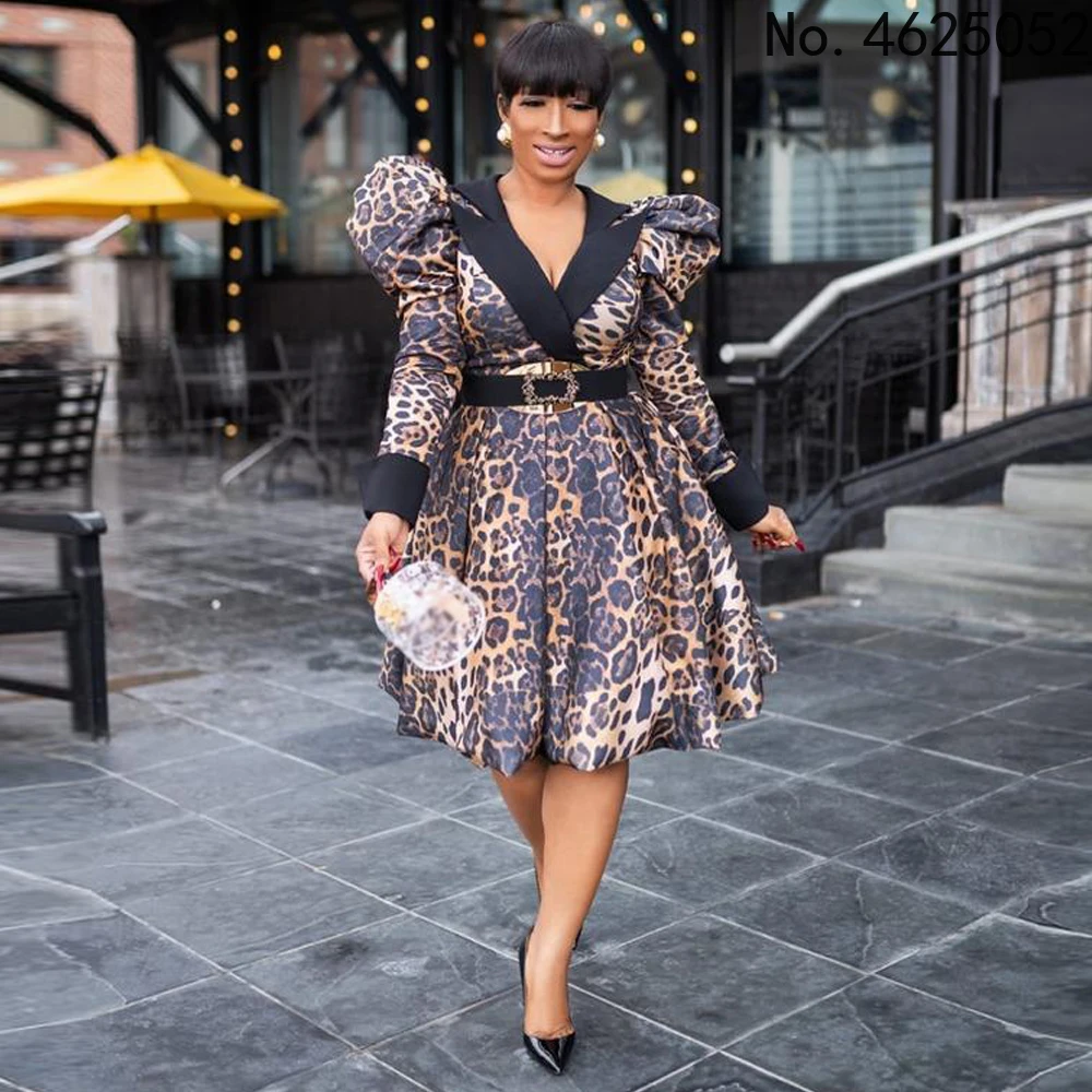 2022 Autumn Winter V-neck Sexy Dresses For Women African Dashiki Leopard Print Dress Tutu Long Sleeve Elegant Party Clothing
2022 Autumn Winter V-neck Sexy Dresses For Women African Dashiki Leopard Print Dress Tutu Long Sleeve Elegant Party Clothing