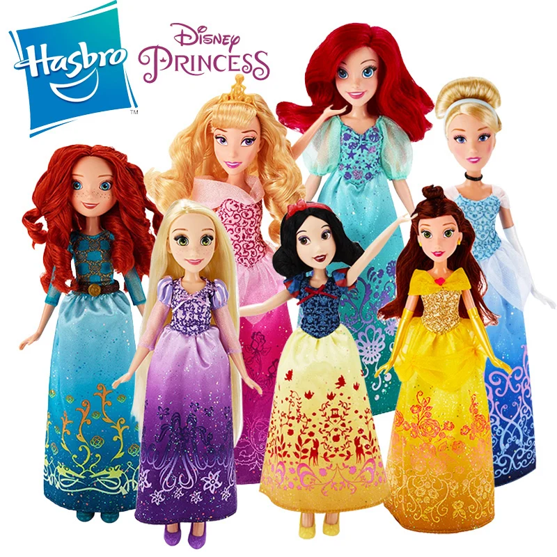 

Hasbro Disney Princess Frozen Elsa Anna Mulan Cinderella Bell Ariel Snow White Rapunzel Doll Toys for Girl Birthday Gift