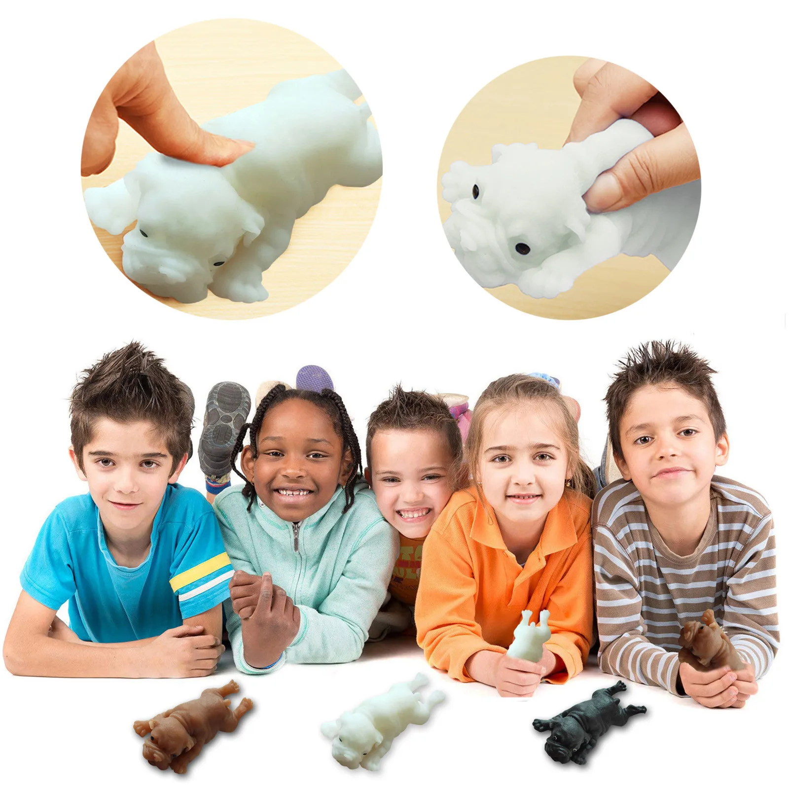 Pinch Dog Cute Squish Sensory Toy Decompression Artifact Vent Toy Dog Shaped Stress Relief Balls Slow Chute Toy Appendix Toy
Pinch Dog Cute Squish Sensory Toy Decompression Artifact Vent Toy Dog Shaped Stress Relief Balls Slow Chute Toy Appendix Toy