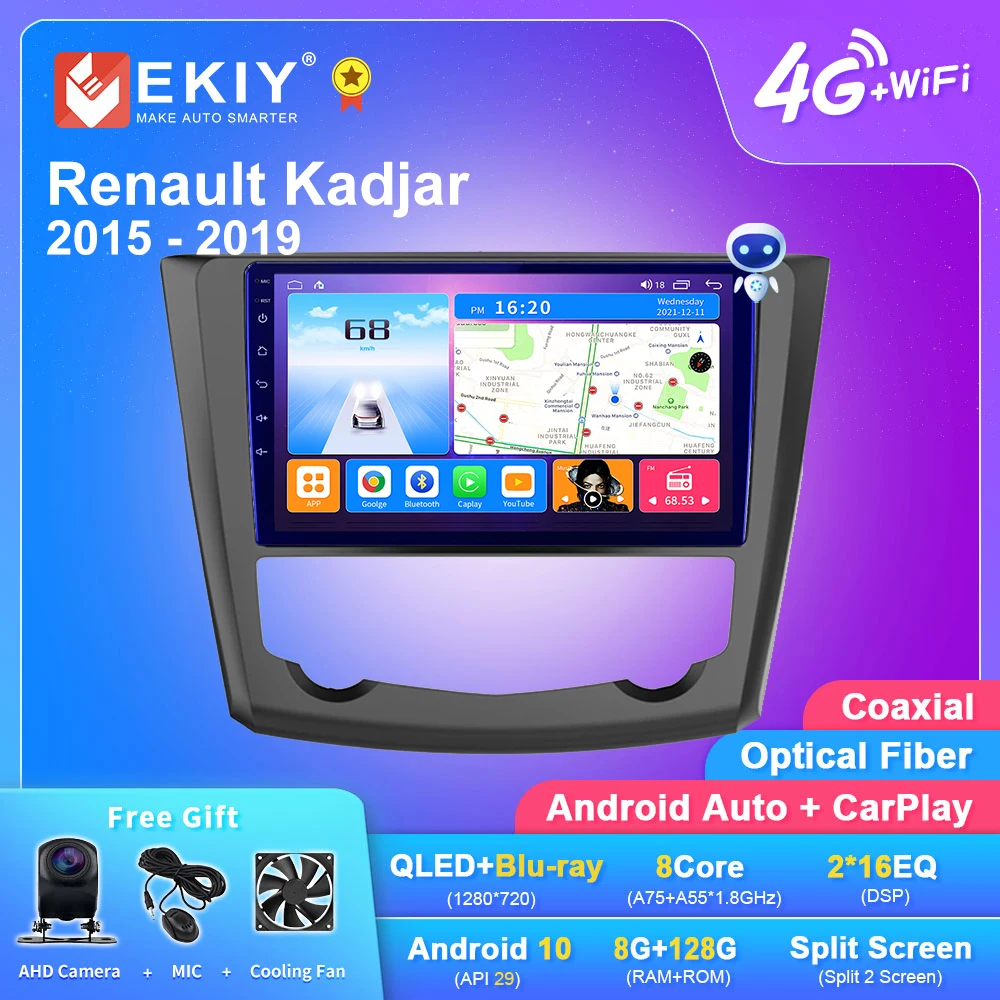 EKIY T7 For Renault Kadjar 2015 2016 2017 2018 2019 Car Radio Multimedia Video Player Navigation GPS Android 10 No 2din Carplay
EKIY T7 For Renault Kadjar 2015 2016 2017 2018 2019 Car Radio Multimedia Video Player Navigation GPS Android 10 No 2din Carplay