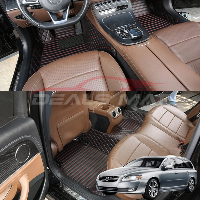 Luxury Nappa Leather Interior Details Auto Car Floor Mats For Volvo V70 2009 2010 2011 2012 2014 Carpets Rugs Pad Accessories
Luxury Nappa Leather Interior Details Auto Car Floor Mats For Volvo V70 2009 2010 2011 2012 2014 Carpets Rugs Pad Accessories