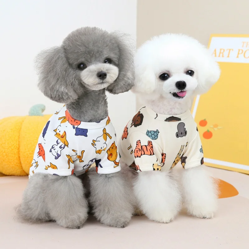 Summer Animals Printed Dog Clothes Teddy Dog Clothes Cat Outfits Pet Costumes Dog Vest T-shirt For Small Large Dogs Cats
Summer Animals Printed Dog Clothes Teddy Dog Clothes Cat Outfits Pet Costumes Dog Vest T-shirt For Small Large Dogs Cats