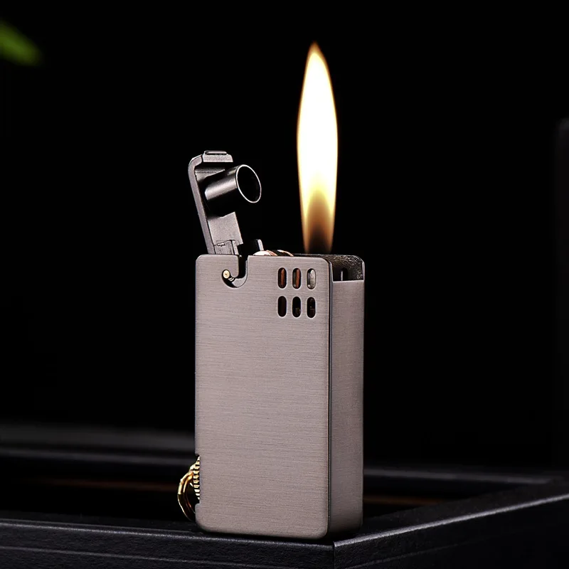 

Espri Classic Grinding Wheel Lighter Open Flame Windproof Kerosene Lighter High End Gift Lighter Smoking Accessories Men Gadgets
