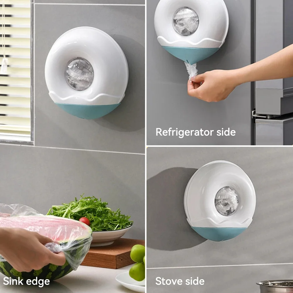 Dustproof Plastic Elastic Bag Boxes Punch Free Fresh Keeping Bag Storage Preservation Sleeve Storage Box Wall-mounted Safety Hot 
Dustproof Plastic Elastic Bag Boxes Punch Free Fresh Keeping Bag Storage Preservation Sleeve Storage Box Wall-mounted Safety Hot