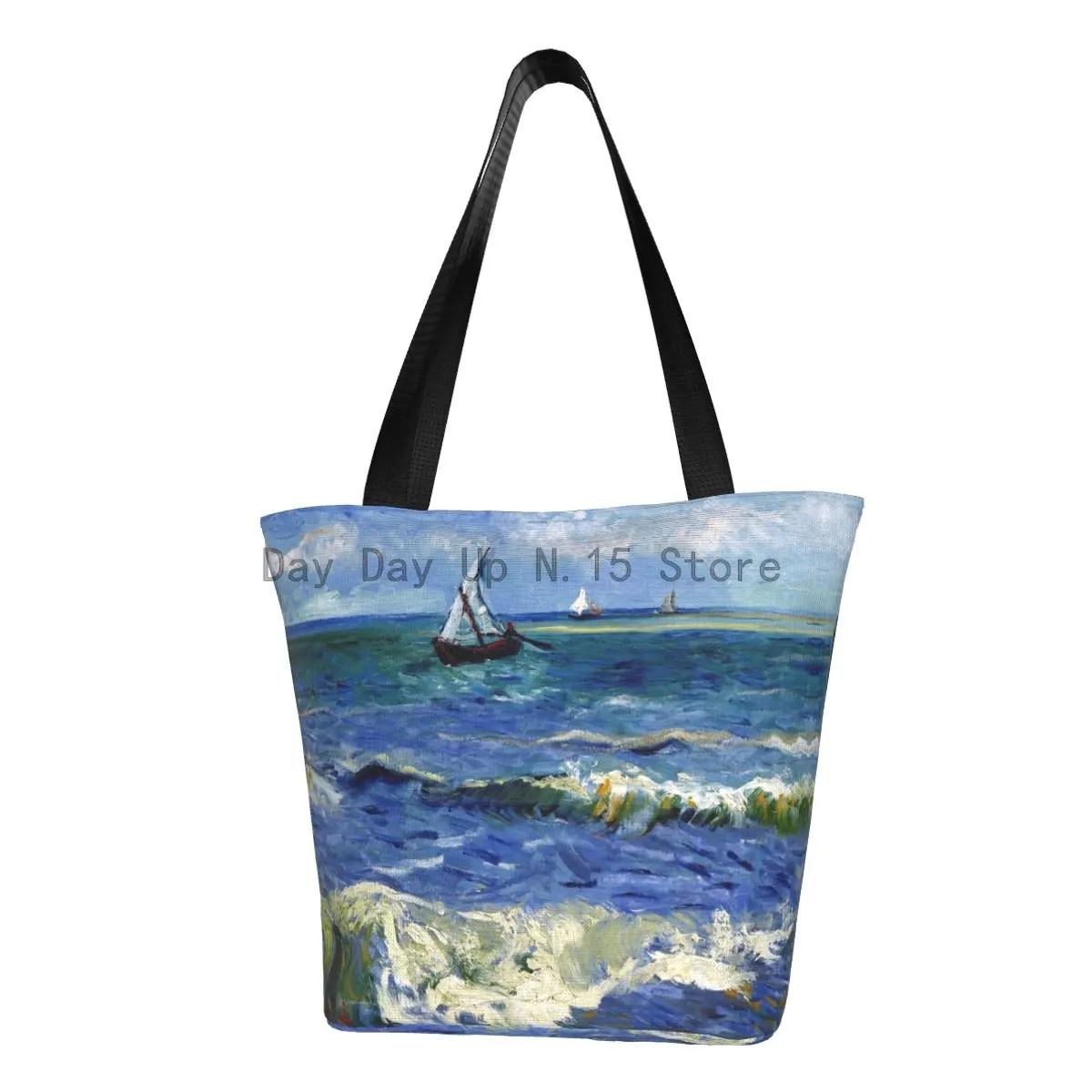 Printing Vincent Van Gogh Tote Shopping Bags Durable Canvas Shoulder Shopper Beach at Scheveningen in Stormy Weather Handbag
Printing Vincent Van Gogh Tote Shopping Bags Durable Canvas Shoulder Shopper Beach at Scheveningen in Stormy Weather Handbag